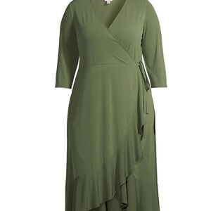 Terra sky wrap dress